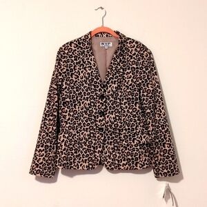 NYP Women's animal print size 12 Blazer.